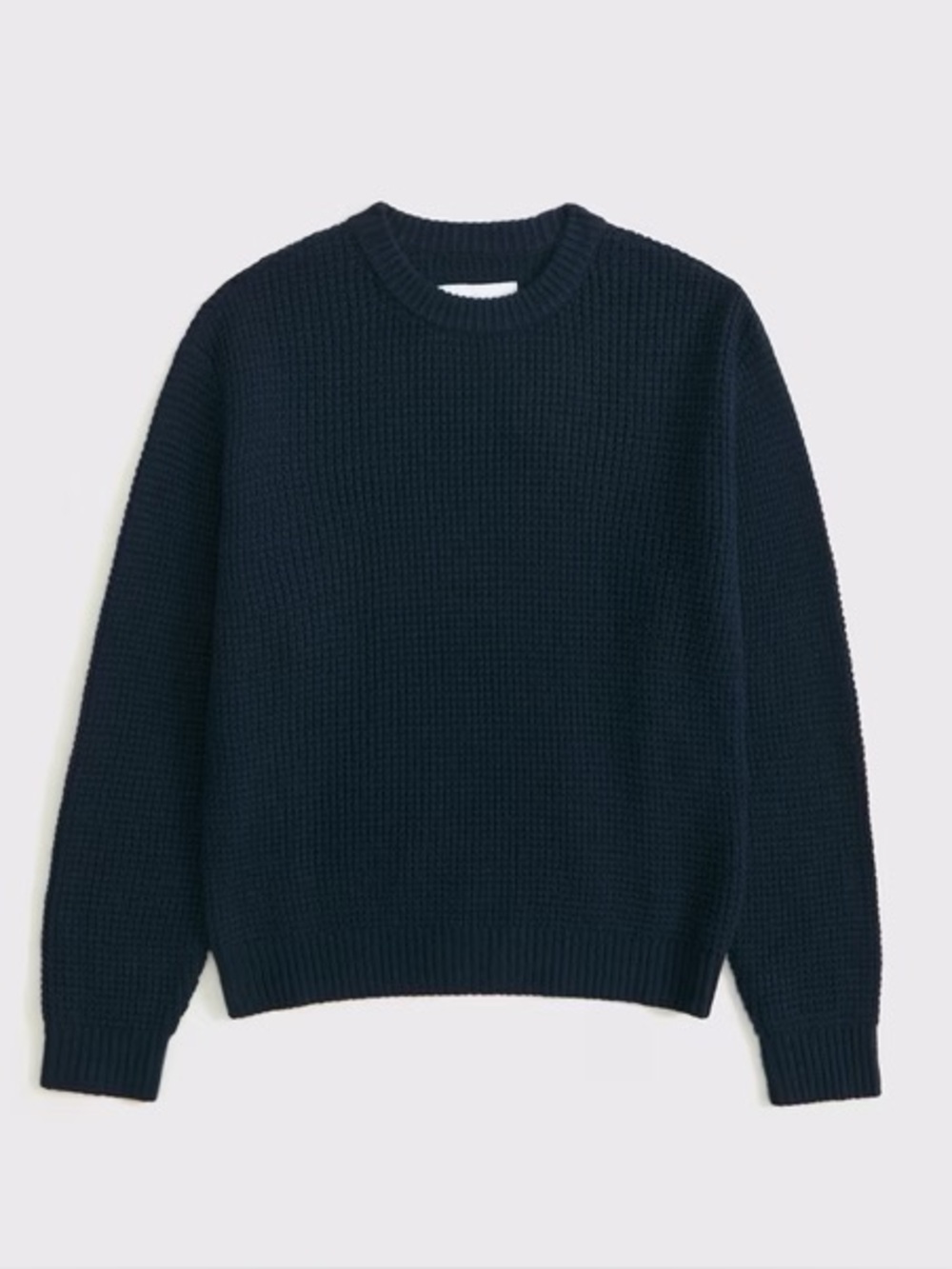 Abercrombie Kids Boys Crew Waffle Sweater Navy, size 7/8, EUC!